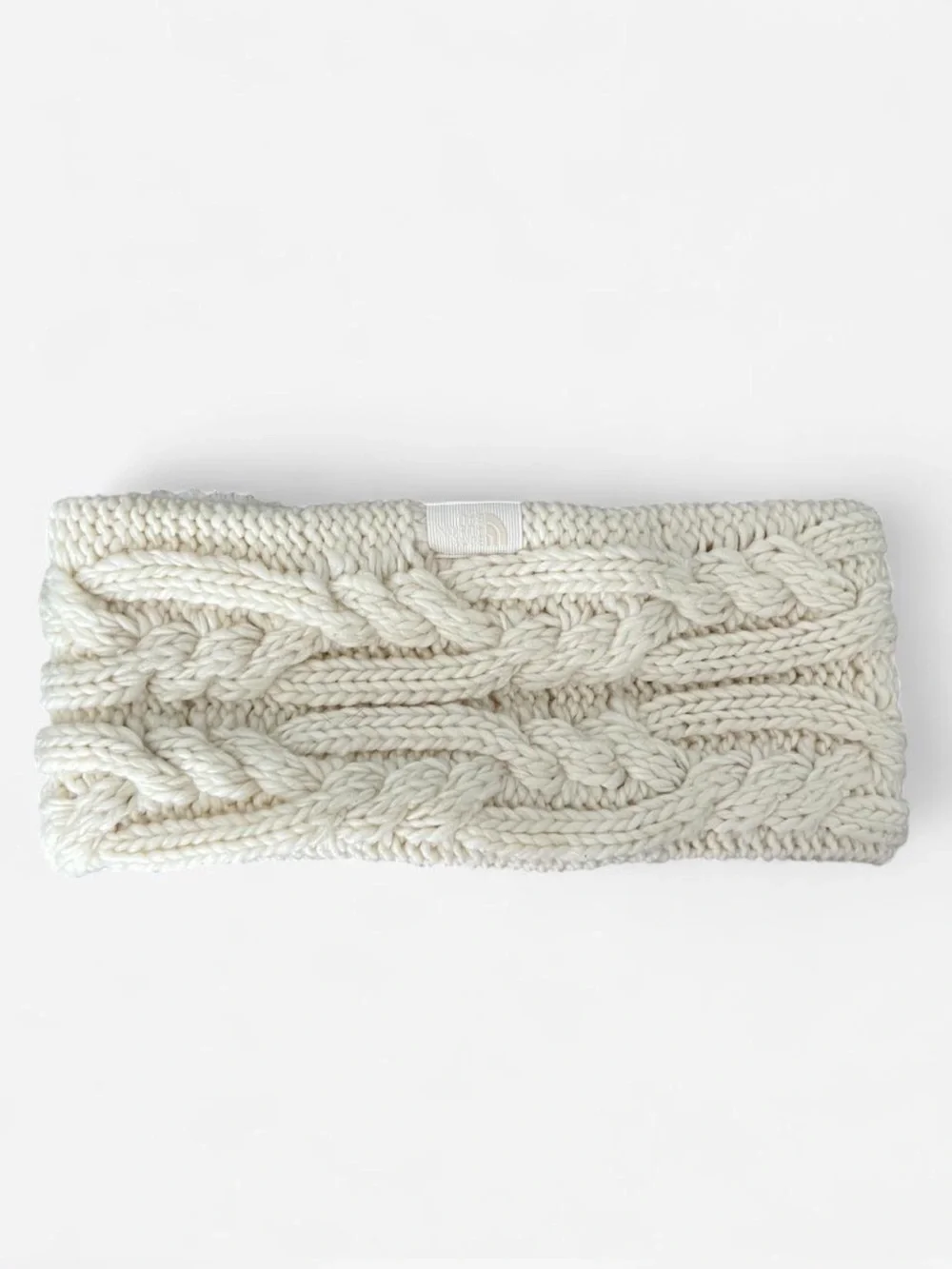 The North Face Cozy Cable Knit Headband - Cream